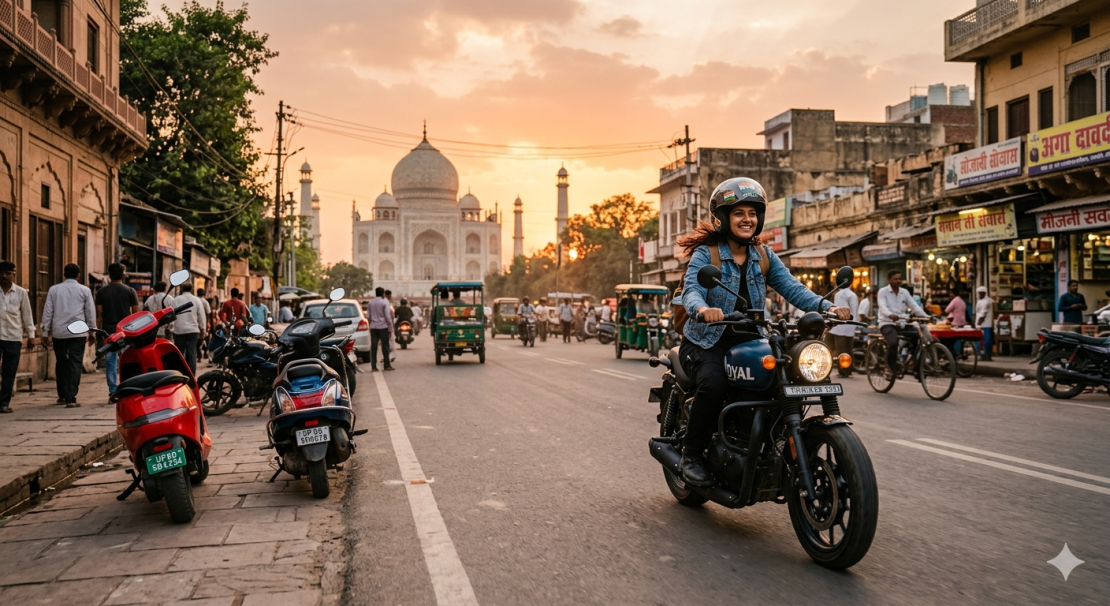 Bike on Rent in Agra — Why Settling for Hired Transport Costs You More Than the Fare 2026