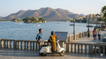 My First Heritage Ride in Udaipur: Exploring the City on a Scooter